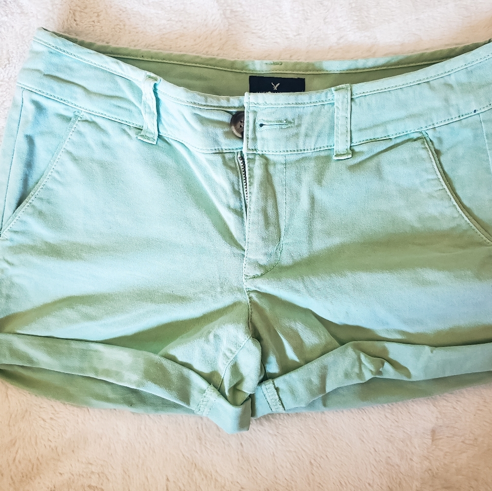 Mint Green Shorts
